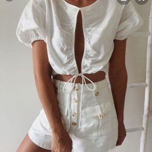 Saboskirt bodysuit linen